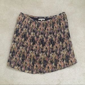Madewell Broadway & Broome Floral Pleated Skirt